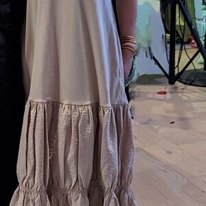 COS Elegant Beige Maxi Dress